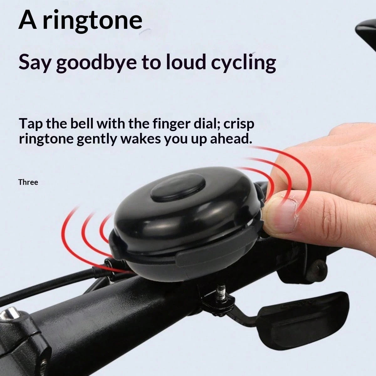 2pcs Black Bicycle Bell- Made Of Anodized Aluminum And Polypropylene, Rust-Proof And Waterproof, Clear And Loud Sound, Suitable For Adults, Tool-Free Installation On Any Bicycle