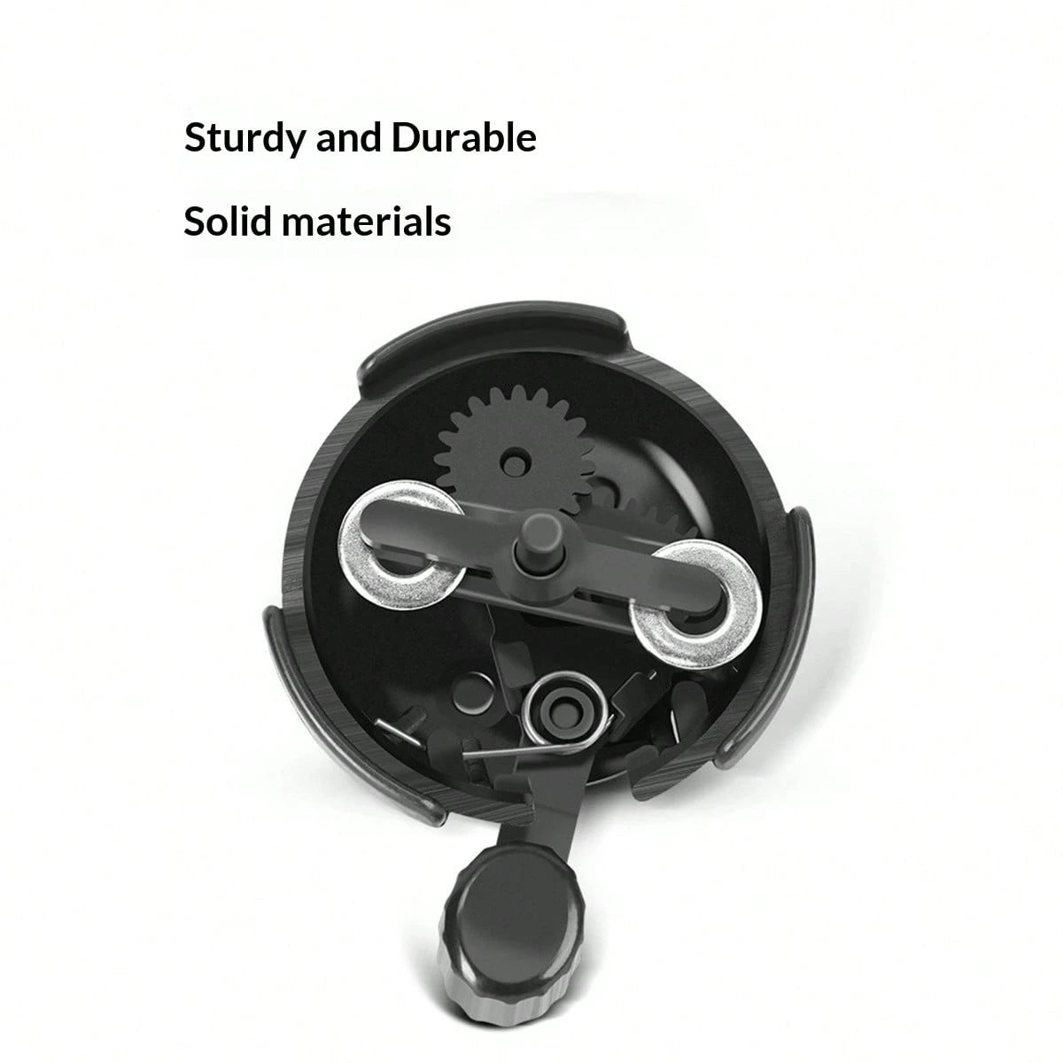 2pcs Black Bicycle Bell- Made Of Anodized Aluminum And Polypropylene, Rust-Proof And Waterproof, Clear And Loud Sound, Suitable For Adults, Tool-Free Installation On Any Bicycle