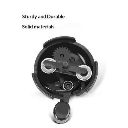 2pcs Black Bicycle Bell- Made Of Anodized Aluminum And Polypropylene, Rust-Proof And Waterproof, Clear And Loud Sound, Suitable For Adults, Tool-Free Installation On Any Bicycle