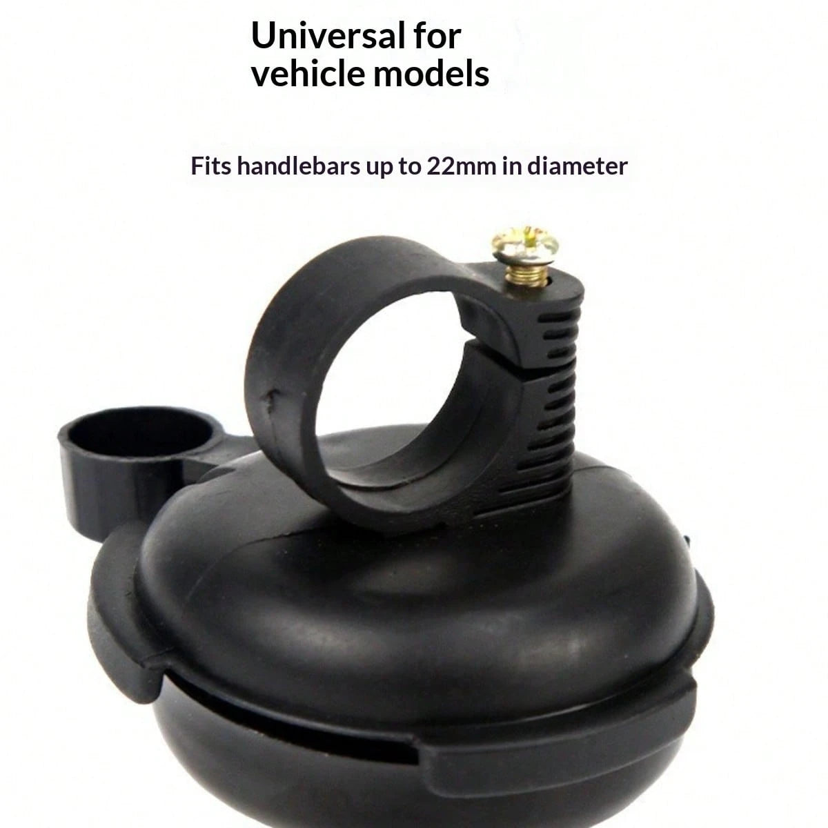 2pcs Black Bicycle Bell- Made Of Anodized Aluminum And Polypropylene, Rust-Proof And Waterproof, Clear And Loud Sound, Suitable For Adults, Tool-Free Installation On Any Bicycle