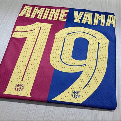 2pcs Personalized 26 Season Away Men's Soccer Jersey- Custom Name, Number & Logo Short Sleeve T-Shirt + Shorts Sports Set. Gift