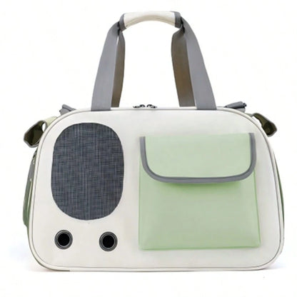 3-Color Pet Carrier Backpack, Large Breathable Portable Cat Bag, Handheld Single Shoulder Design For Outdoor Pet Travel