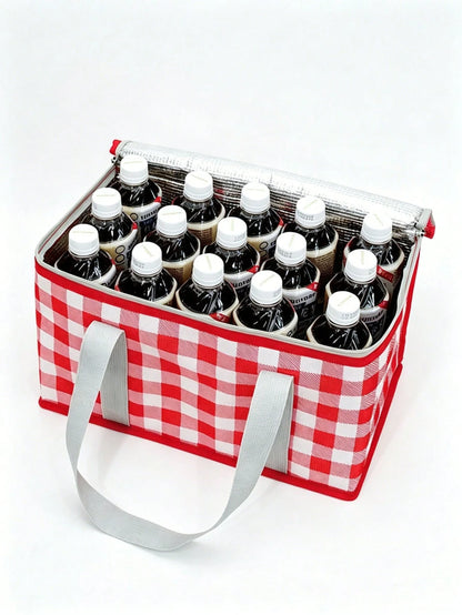 3 Pieces Of Picnic And Camping Tools, Including A 59-Inch X 78-Inch Picnic Mat + 1 Large Insulated Camping Bag + 1 180ml Folding Water Cup.