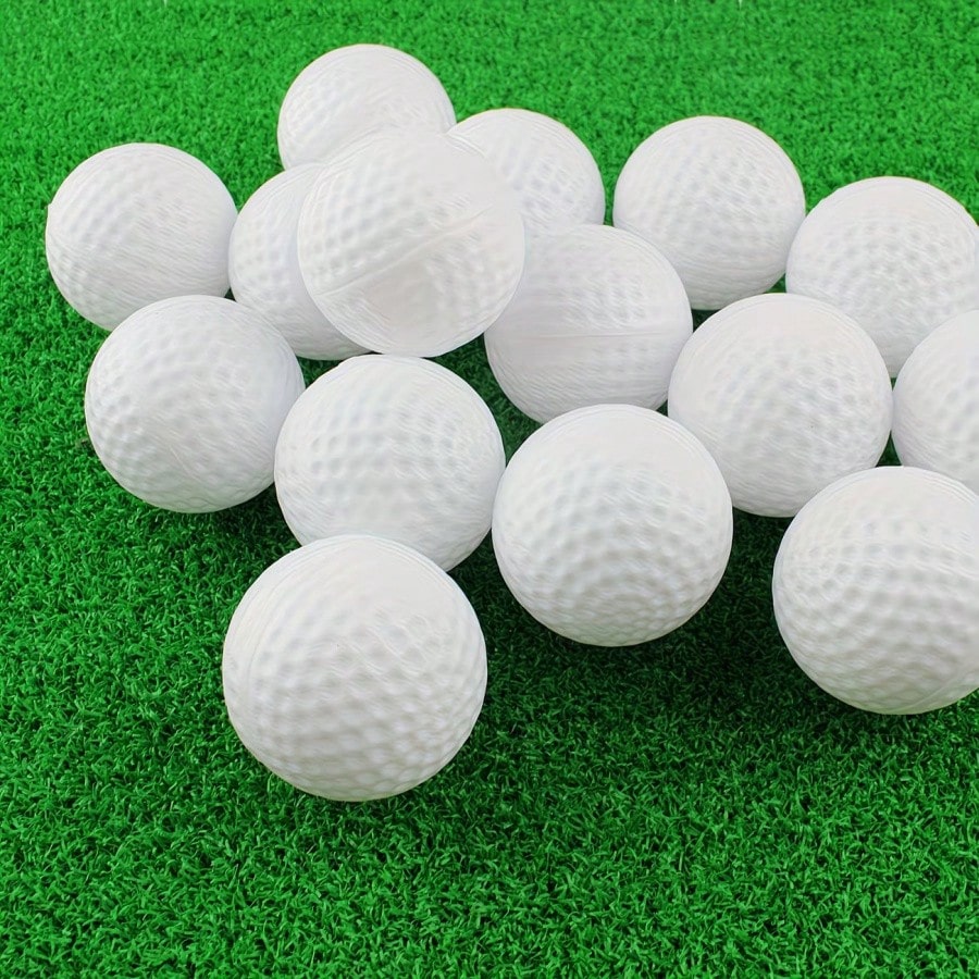 30pcs Golf Practice Balls, 41mm Hollow Design, Suitable For Indoor Use, Perfect For Training And Practice, Golf Training Equipment, Smooth Surface