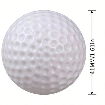 30pcs Golf Practice Balls, 41mm Hollow Design, Suitable For Indoor Use, Perfect For Training And Practice, Golf Training Equipment, Smooth Surface