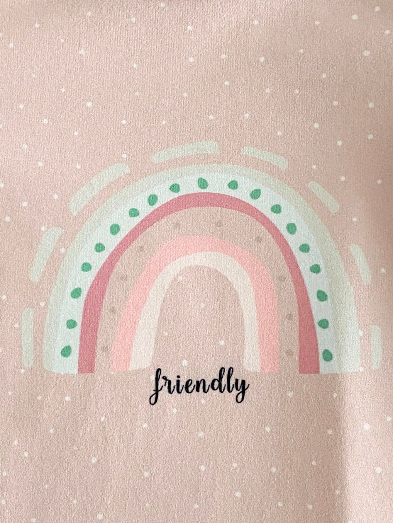 3pcs Newborn Simple & Fashionable Apricot, Pink, Blue Rainbow, Rabbit, Cat Animal Pattern Comfortable Long Sleeve Long Nightgown Loungewear Set
