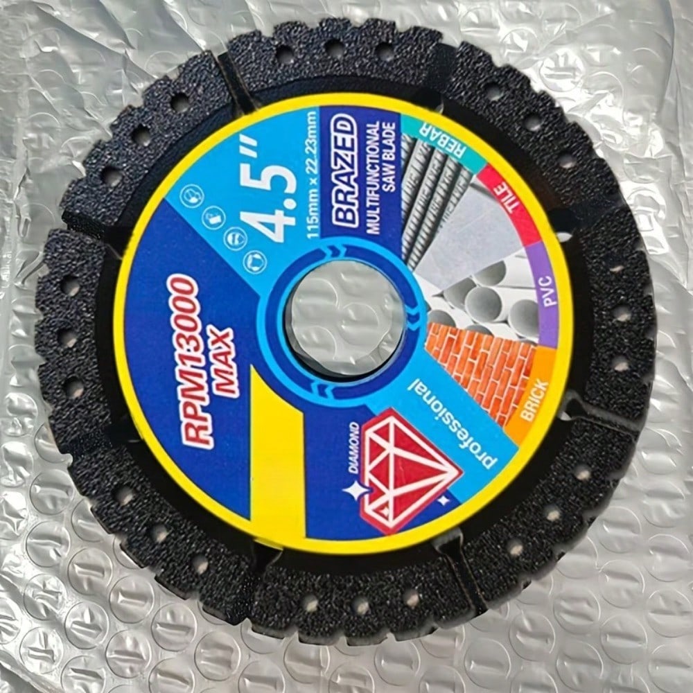 3pcs Professional Metal Cutting Discs, Size 115x22x5/125x22x5mm, Suitable For Cutting Stone, Marble, Iron, Aluminum, Concrete- Multi-Functional Cutting Discs, Precise Cutting, Metal Processing Tools
