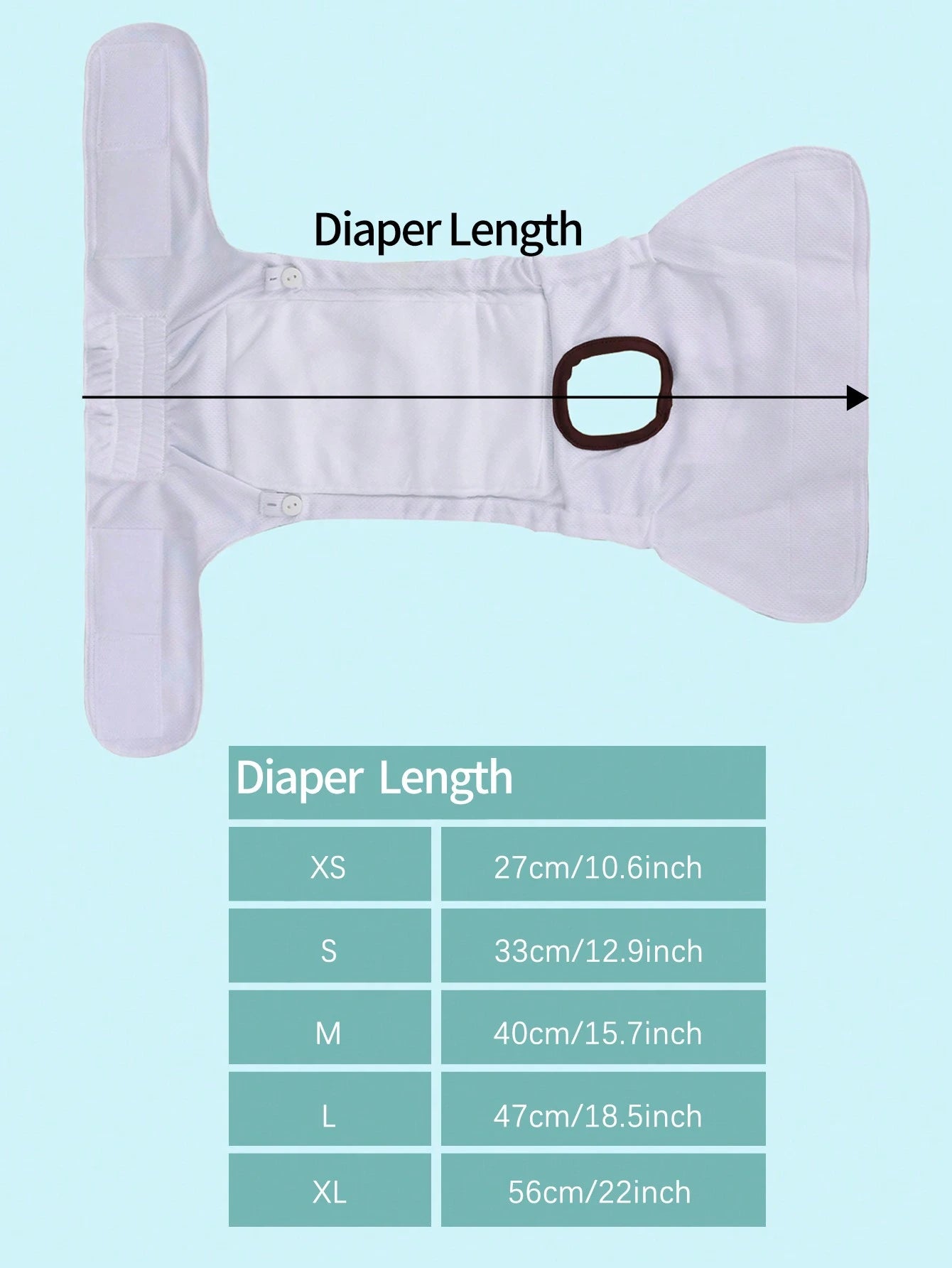 3pcs Random Color Reusable Female Dog Diapers, High Absorbency, Anti-Harassment, Puppy Training, Adjustable Elastic, Pet Underwear, Suitable For Small And Medium Female Dogs.
