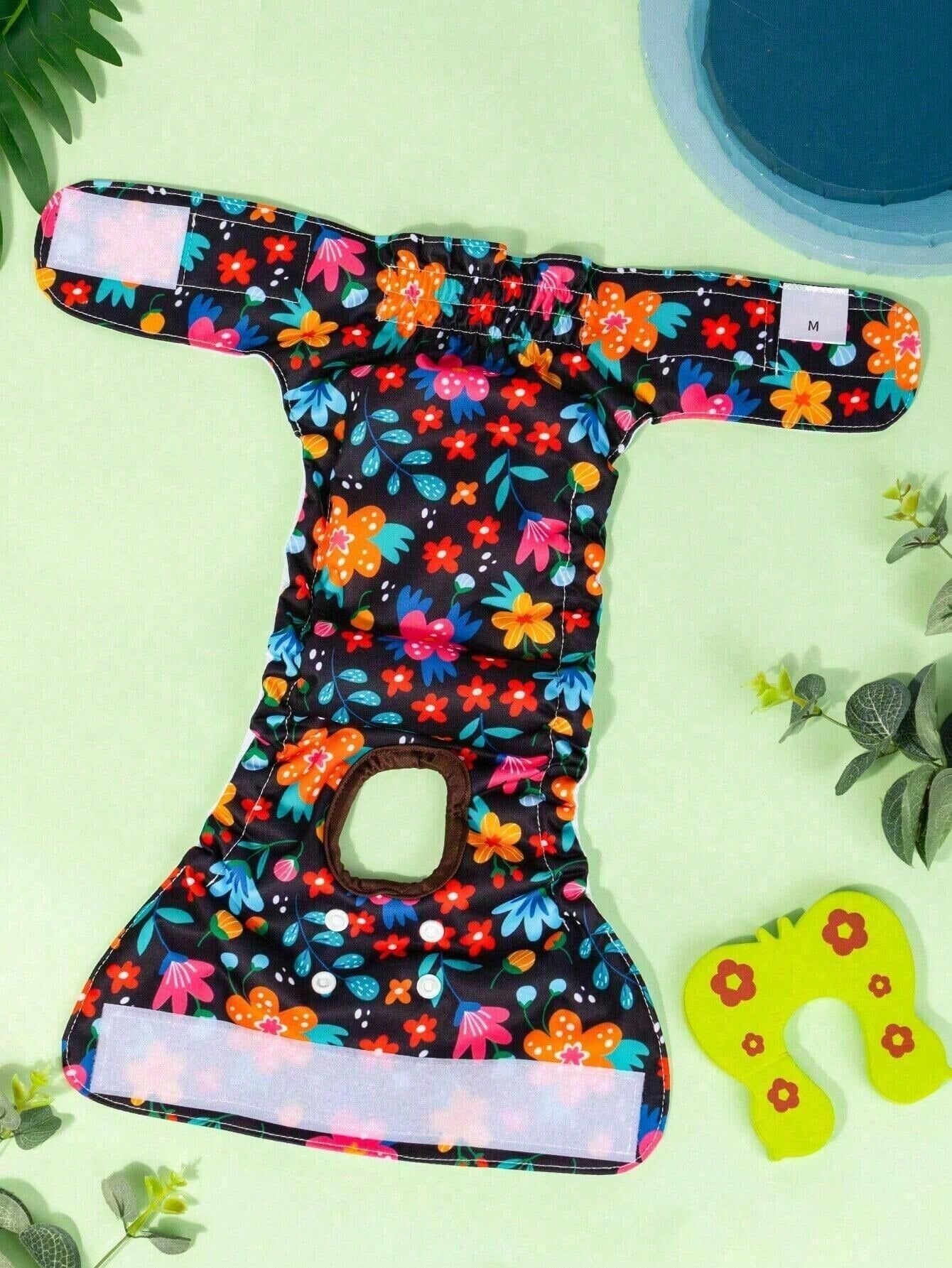 3pcs Reusable Random Print Female Dog Diapers