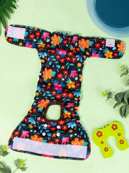 3pcs Reusable Random Print Female Dog Diapers