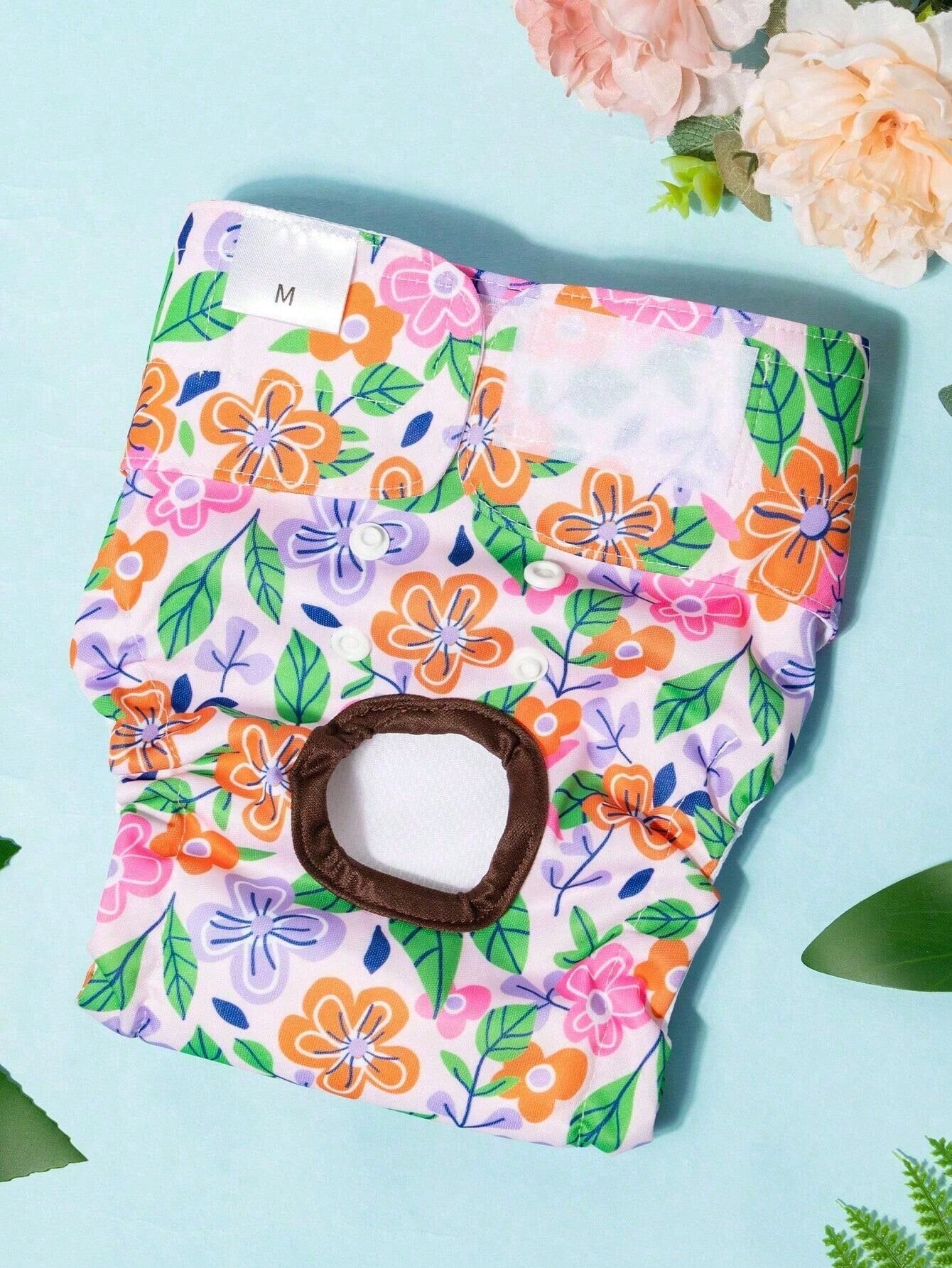 3pcs Reusable Random Print Female Dog Diapers