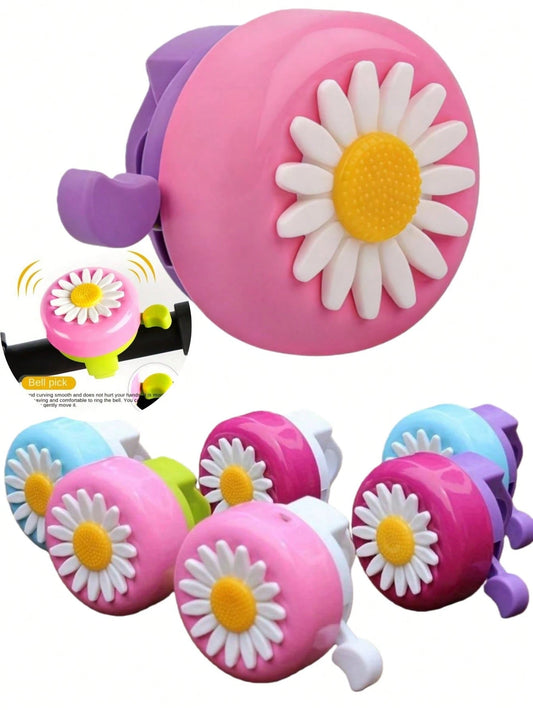 3pcs/Set Bicycle Ribbon Bell Kit, 1pc Bicycle Bell & 1 Pair Bicycle Handle Grip Ribbons, Bicycle Accessories, Cycling Accessories