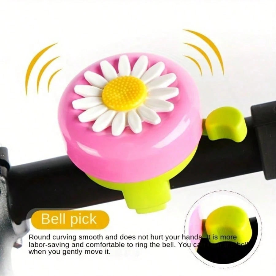3pcs/Set Bicycle Ribbon Bell Kit, 1pc Bicycle Bell & 1 Pair Bicycle Handle Grip Ribbons, Bicycle Accessories, Cycling Accessories