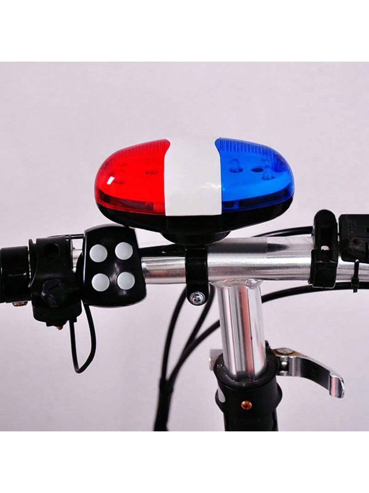 4 Sounds Police Siren Trumpet Horn Bike Rear Light For Taillight Waterproof Bicycle Bell 6 Flashing LED Light Bike Accessories