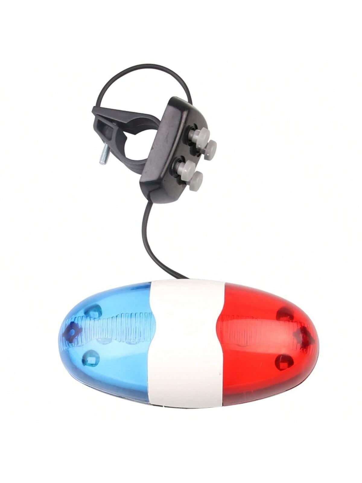 4 Sounds Police Siren Trumpet Horn Bike Rear Light For Taillight Waterproof Bicycle Bell 6 Flashing LED Light Bike Accessories