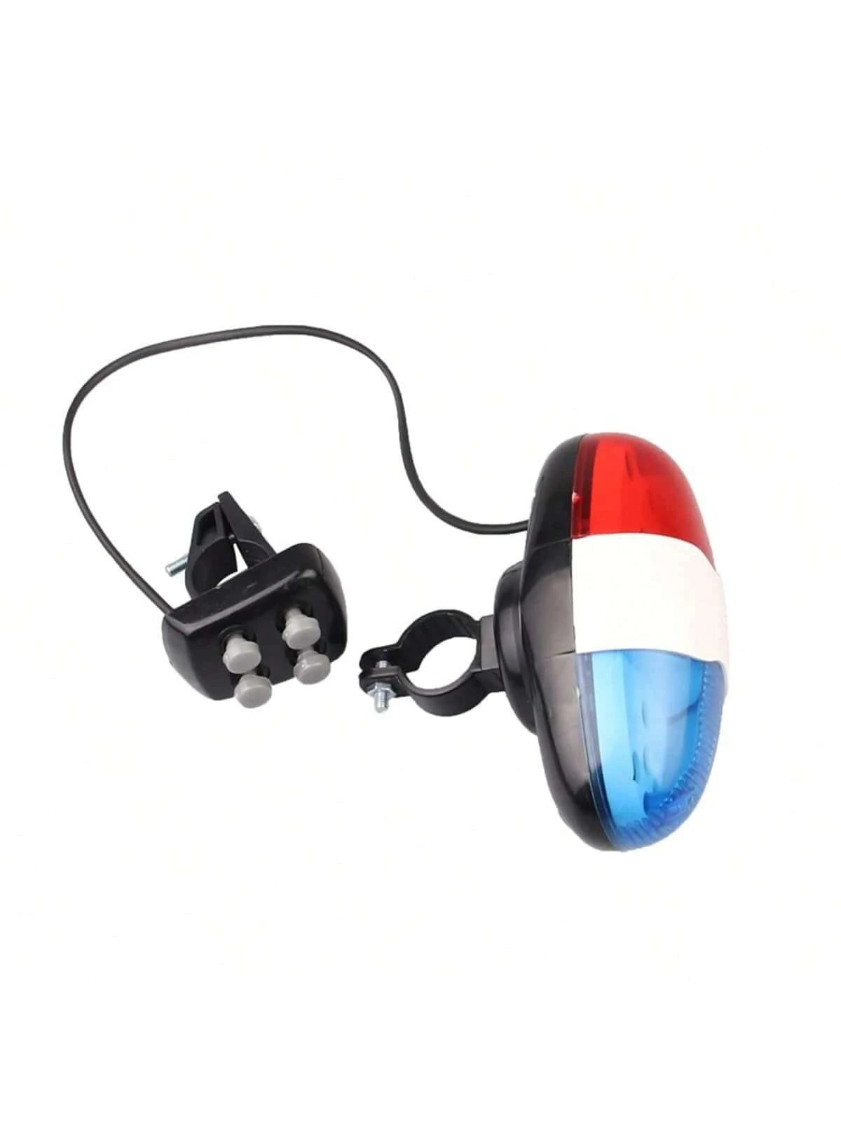 4 Sounds Police Siren Trumpet Horn Bike Rear Light For Taillight Waterproof Bicycle Bell 6 Flashing LED Light Bike Accessories