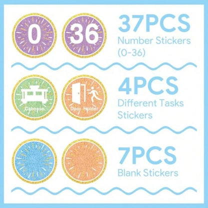 48 Pcs 4'' Back To School Number Spot Markers Stickers Classroom Decoration Colorful Number Spot Marker Labels Line Up Dots Floor Decals For Preschool Kindergarten Elementary School Supplies