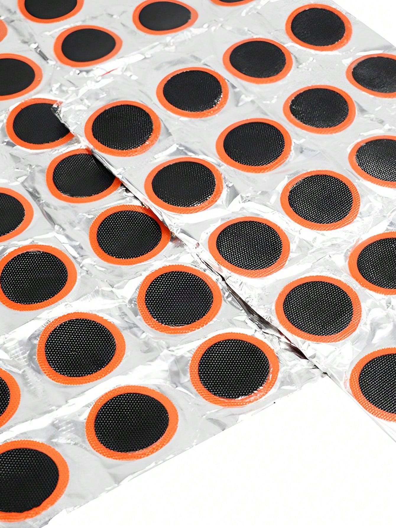 48pcs/96pcs Rubber Bike Tire Patches Circular And Square No Glue Needed Repair Tool For Bicycling Accessories Durable Protection For Mountain And Road Bikes