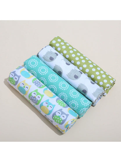 4pcs Baby Swaddle Blankets, Soft Comfortable Newborn Swaddles Love Valentine