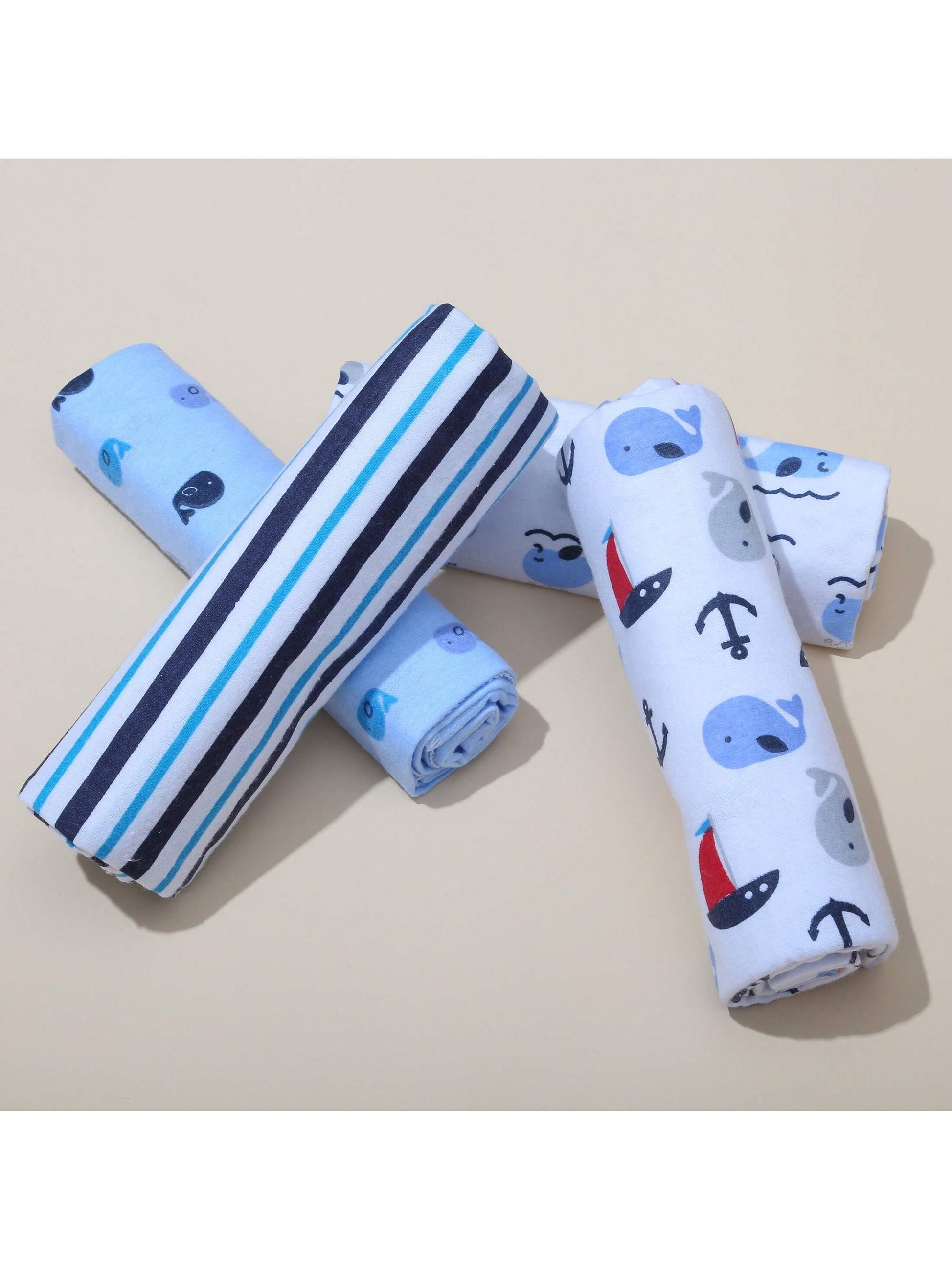 4pcs Baby Swaddle Blankets, Soft Comfortable Newborn Swaddles Love Valentine