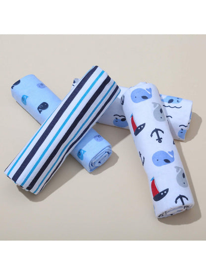 4pcs Baby Swaddle Blankets, Soft Comfortable Newborn Swaddles Love Valentine