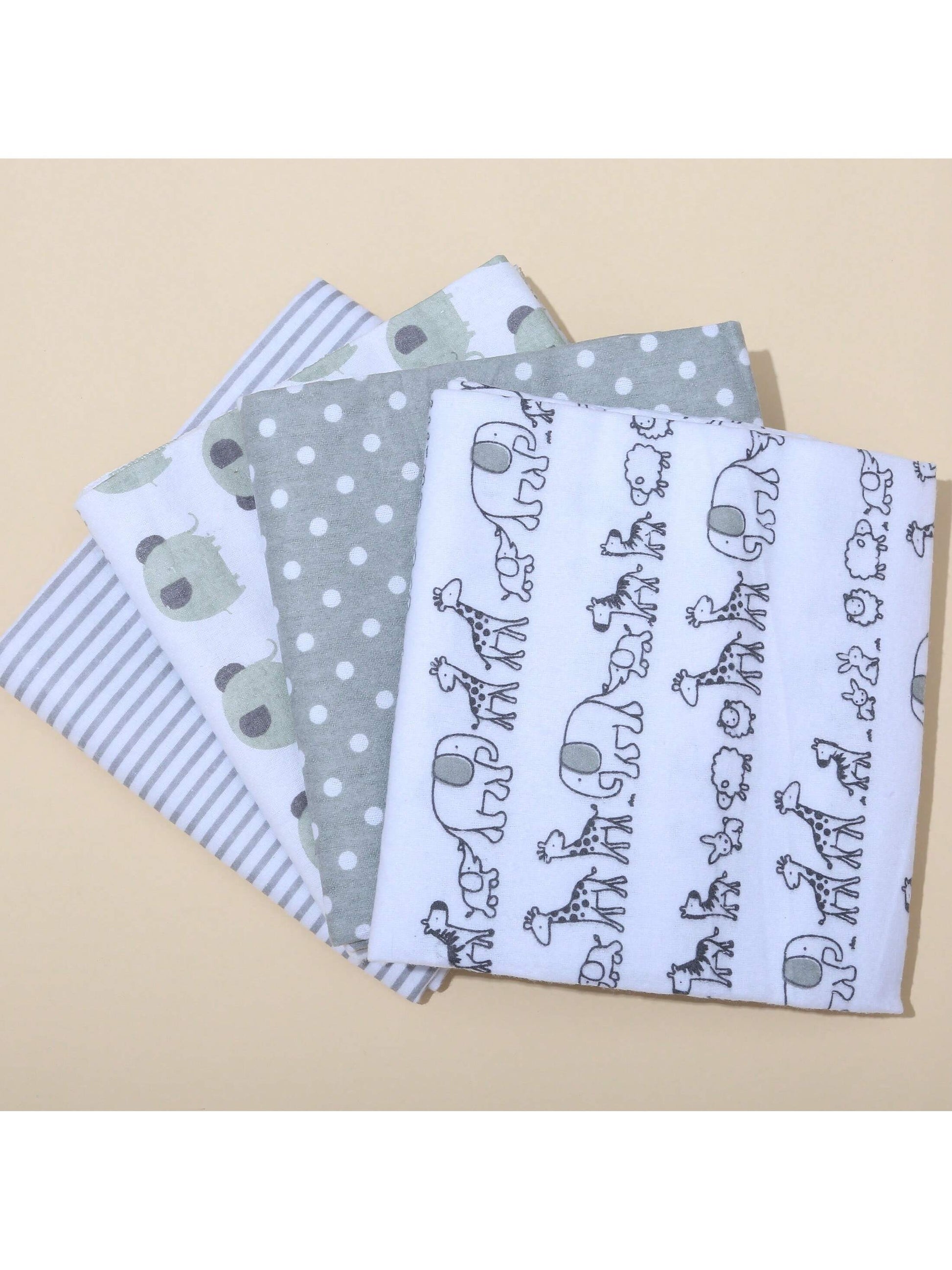 4pcs Baby Swaddle Blankets, Soft Comfortable Newborn Swaddles Love Valentine