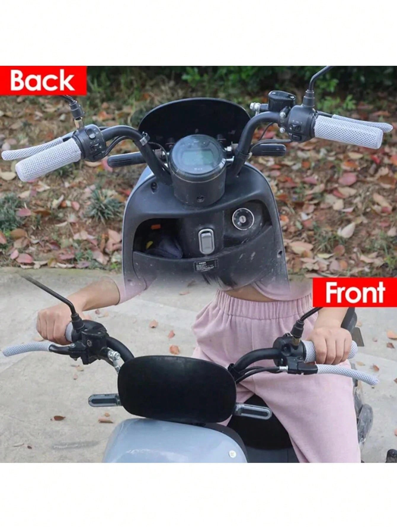 4pcs/Set (2 Handlebar Grips + 2 Brake Lever Covers) Universal All-Season Bicycle/Motorcycle Handlebar Grips, Anti-Slip, Sweat-Absorbent, Breathable And Comfortable, Suitable For Bicycles, Scooters And