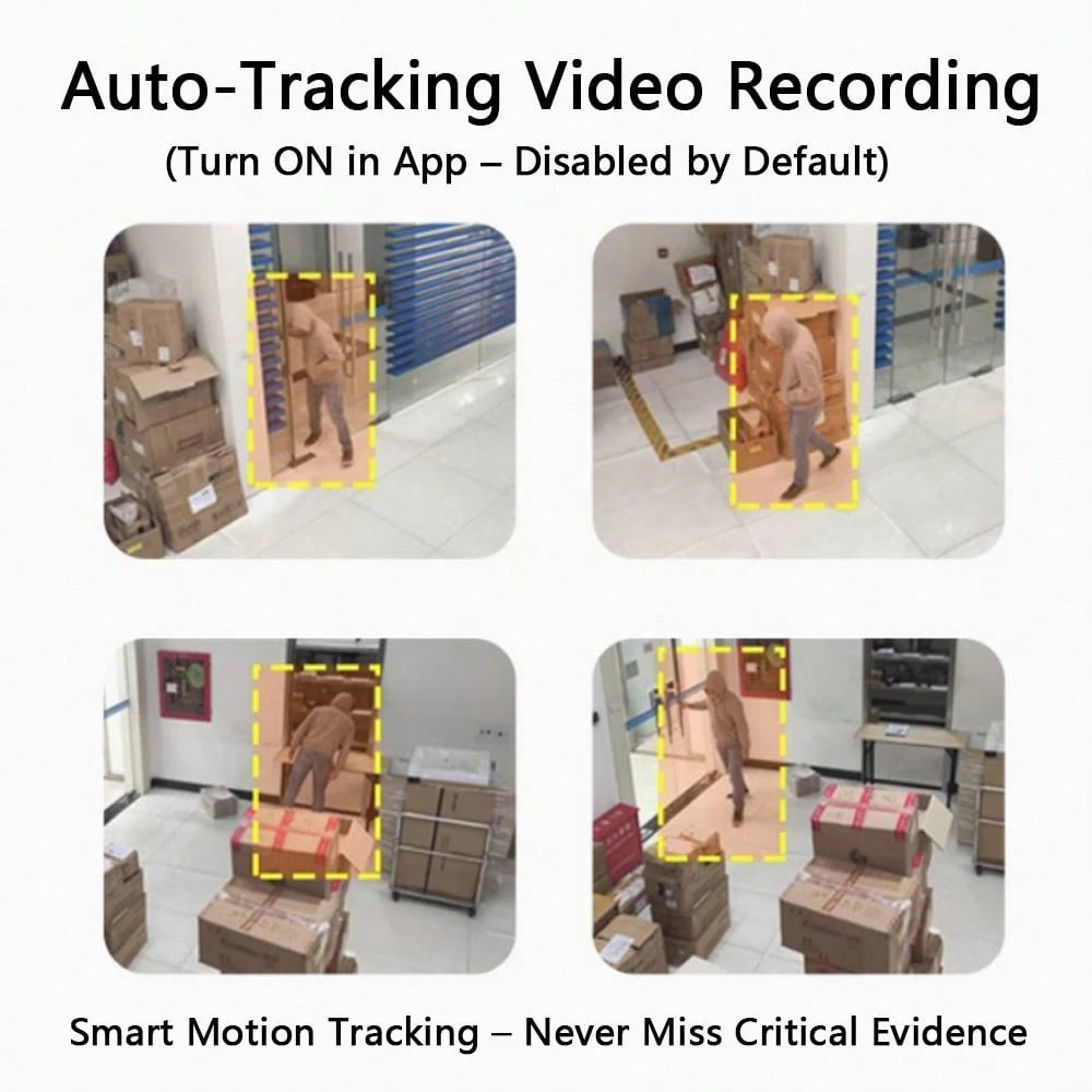 4pcs With 360 ° PTZ AI Automatic Tracking And Monitoring Camera- A Sleep Monitor For Babies, 2K HD, AI Motion Detection/Sound Detector, Real-Time Abnormal Alarm, Supports Two-Way High-Definition Voic