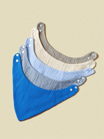 5 Pieces Per Pack, Pure Cotton Baby Bibs, Soft And Breathable Newborn Wipes, Essential For Baby Growth, Birthday Gifts.
