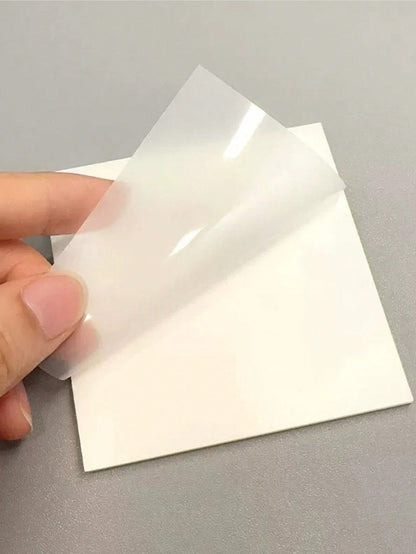 50pcs Disposable Tinting Glue Paper Tearable Nail Toning Palettes Nail Polish Color Mixing Tray Waterproof Paper Display Board