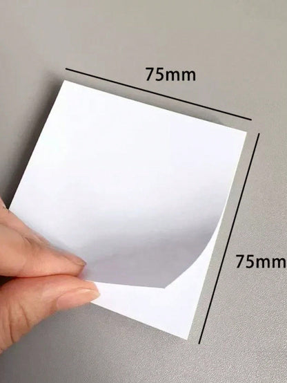 50pcs Disposable Tinting Glue Paper Tearable Nail Toning Palettes Nail Polish Color Mixing Tray Waterproof Paper Display Board