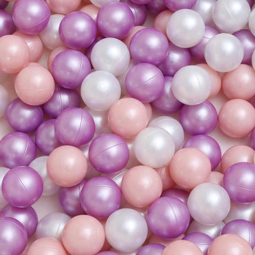 50Pcs Fashionable Bright Colors Baby Ball Pit Balls Crush Proof Plastic Toy Balls For Ball Pit Swimming Pools Playpens Tents Birthday Party Decor