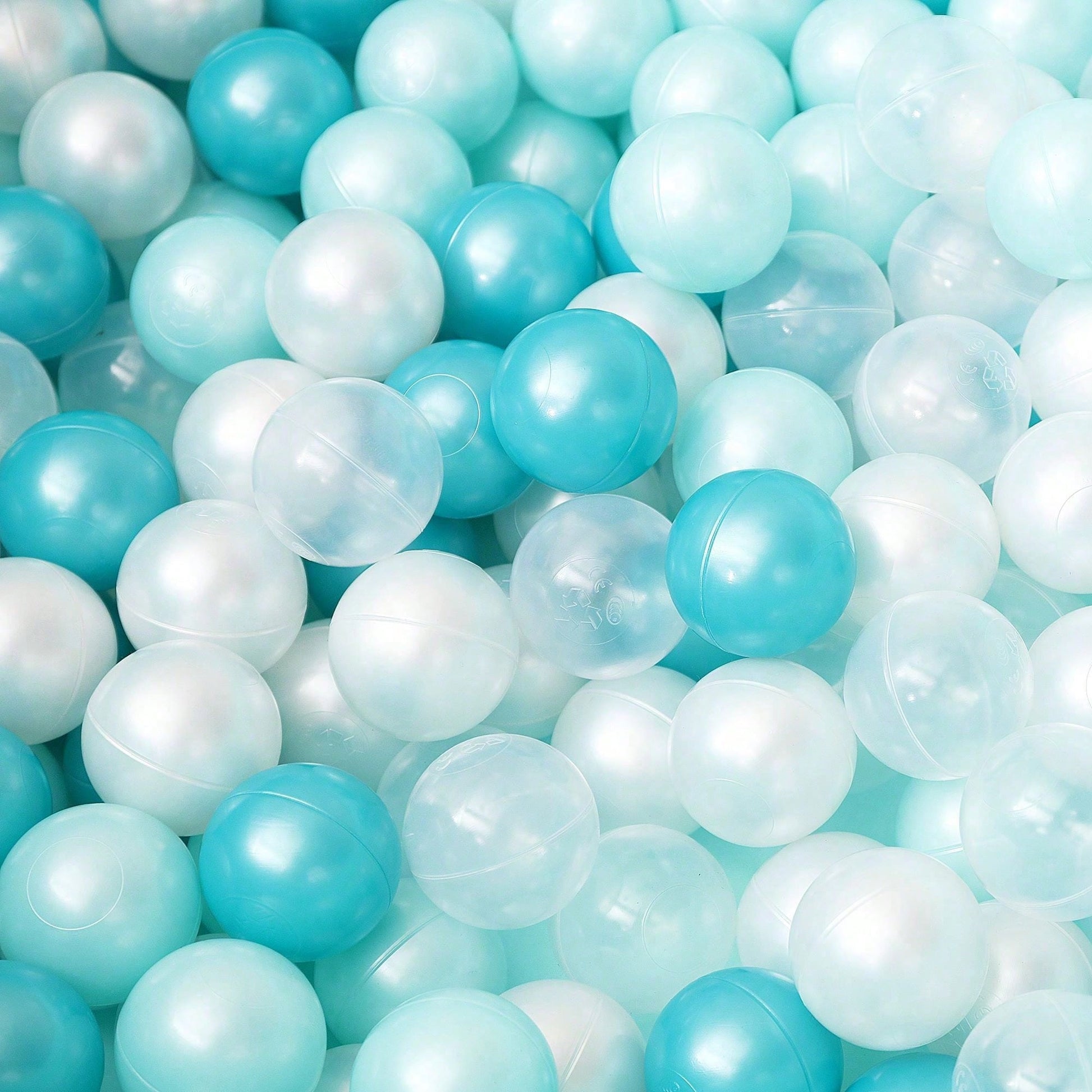 50Pcs Fashionable Bright Colors Baby Ball Pit Balls Crush Proof Plastic Toy Balls For Ball Pit Swimming Pools Playpens Tents Birthday Party Decor