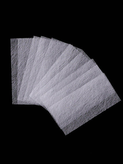 50Pcs Fiberglass Silk Nail Repair Stickers, Nail Reinforcement & Extension Wraps, Suitable For Home And Nail Salon, Strong Nail Protection Tools