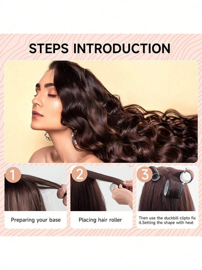 50pcs Self-Grip Curling Iron Set, Salon Style Manual Hair Curler Set For Short To Long Hair, DIY Hairstyles, Air Bangs, Slouchy Curling, Hair Rollers, Heatless Curls, Hair Curler, Hair Products And Ac