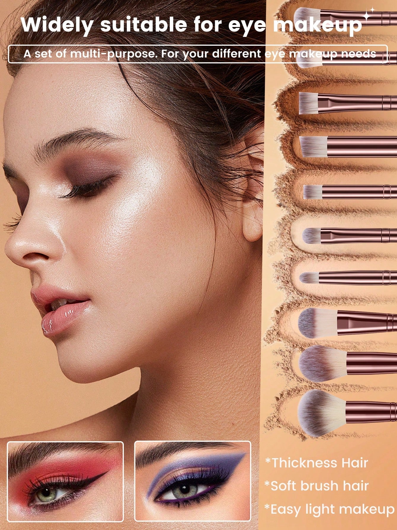 58PCS Makeup Tools Set Including:32PCS Makeup Brush Sets+5PCS Makeup Sponges+5PCS Mini Makeup Sponges+5PCS Triangle Powder Puffs++5PCS Mini Air Cushion Powder Puff+2PCS Facial Cleansing Sponges+1PCS H