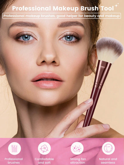 58PCS Makeup Tools Set Including:32PCS Makeup Brush Sets+5PCS Makeup Sponges+5PCS Mini Makeup Sponges+5PCS Triangle Powder Puffs++5PCS Mini Air Cushion Powder Puff+2PCS Facial Cleansing Sponges+1PCS H
