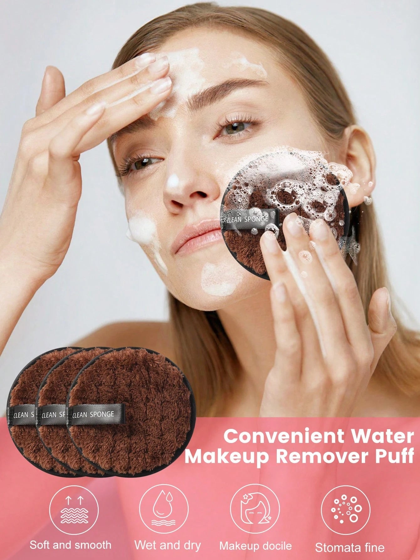 58PCS Makeup Tools Set Including:32PCS Makeup Brush Sets+5PCS Makeup Sponges+5PCS Mini Makeup Sponges+5PCS Triangle Powder Puffs++5PCS Mini Air Cushion Powder Puff+2PCS Facial Cleansing Sponges+1PCS H