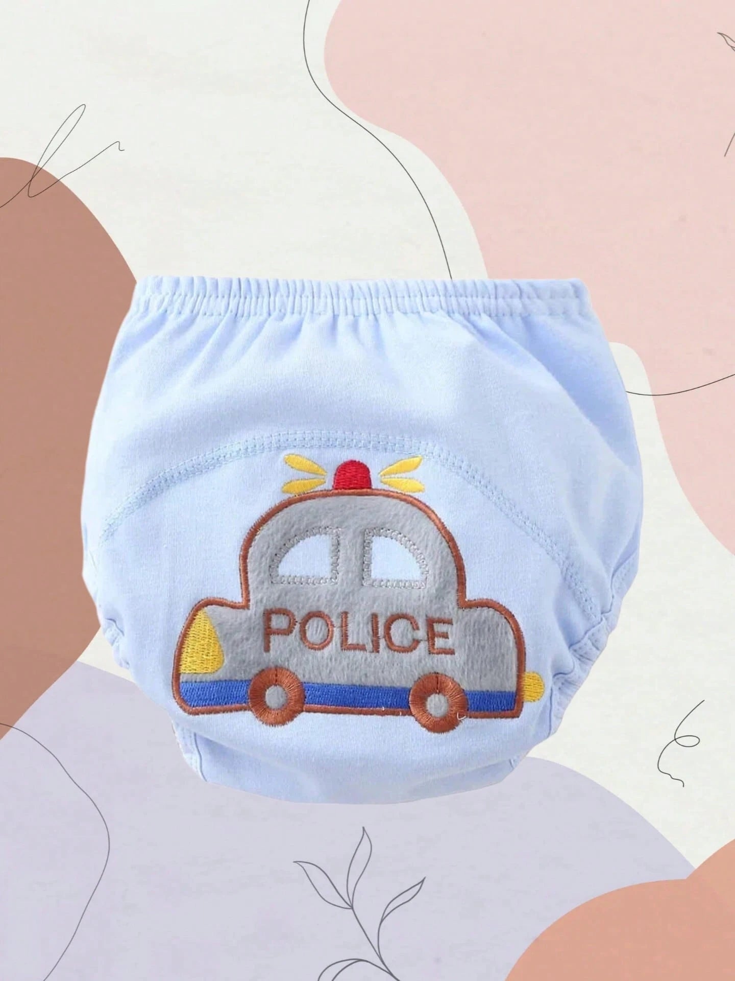 6 Pcs Boys' Cotton Training Pants With Cute Patterns Suitable For Toilet Training