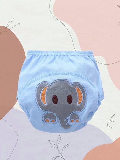 6 Pcs Boys' Cotton Training Pants With Cute Patterns Suitable For Toilet Training