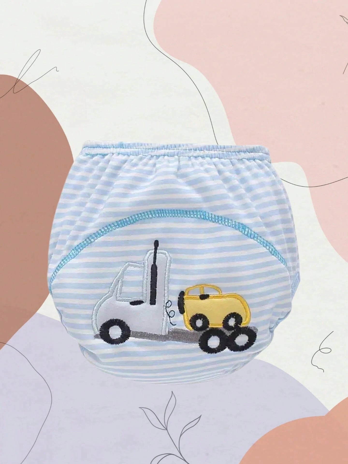 6 Pcs Boys' Cotton Training Pants With Cute Patterns Suitable For Toilet Training