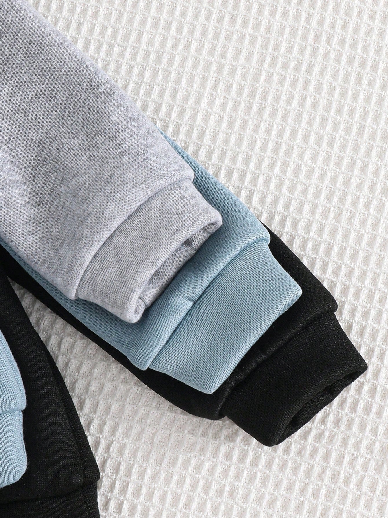 6pcs/Set Baby Boy/Girl Cute Blue Autumn Evening Casual Sports Tracksuit,Knit Letter Print Hoodie And Jogger Pants Set,Unisex Clothes For Winter