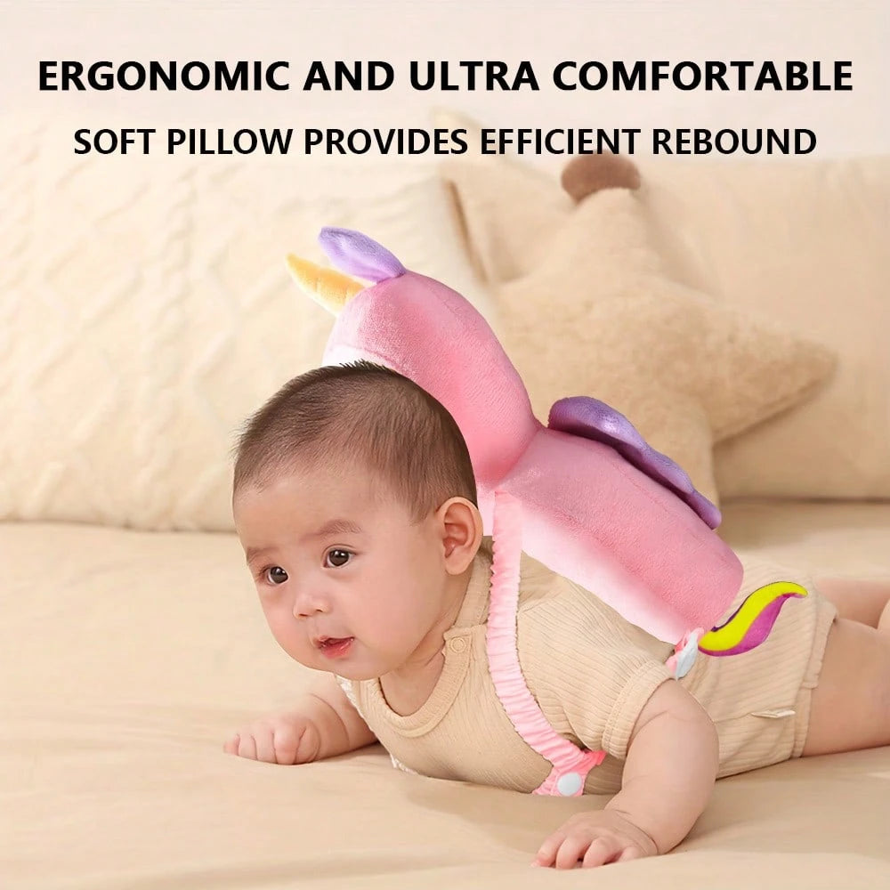 7Styles Crawling Gear Baby Head Protector Pad Safety Pad For Walking & Crawling,Toddlers Head Safety Adjustable Back-Pack