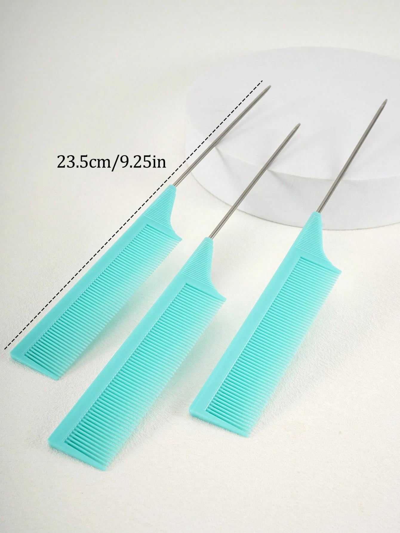 8/4/1pc Professional Point-Tailed Comb Pin-Tailed Comb Rat-Tailed Comb Parting Comb Stainless Steel Tail Comb Anti-Static Hairbrush: Multi-Functional Comb For Normal Hair For Combing Out Tangles Hair