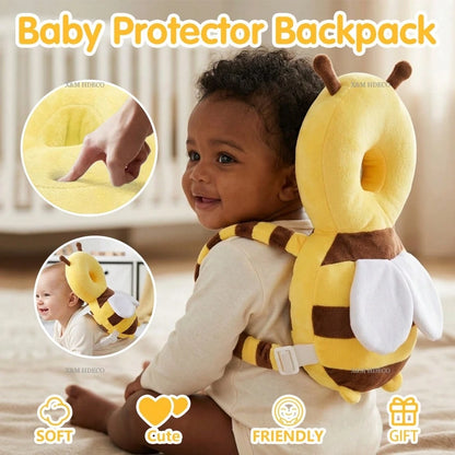 8 Styles Baby Head Protection Backpack, Toddler Walking And Crawling Head Protector, Baby Adjustable Wearing Safety Pad, Soft And High Elasticity, Baby Products
