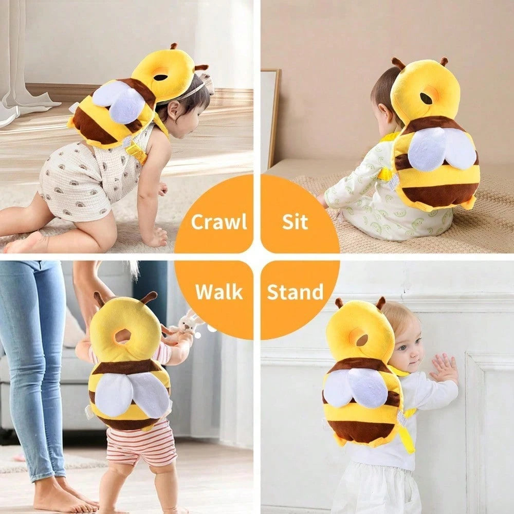 8 Styles Baby Head Protection Backpack, Toddler Walking And Crawling Head Protector, Baby Adjustable Wearing Safety Pad, Soft And High Elasticity, Baby Products
