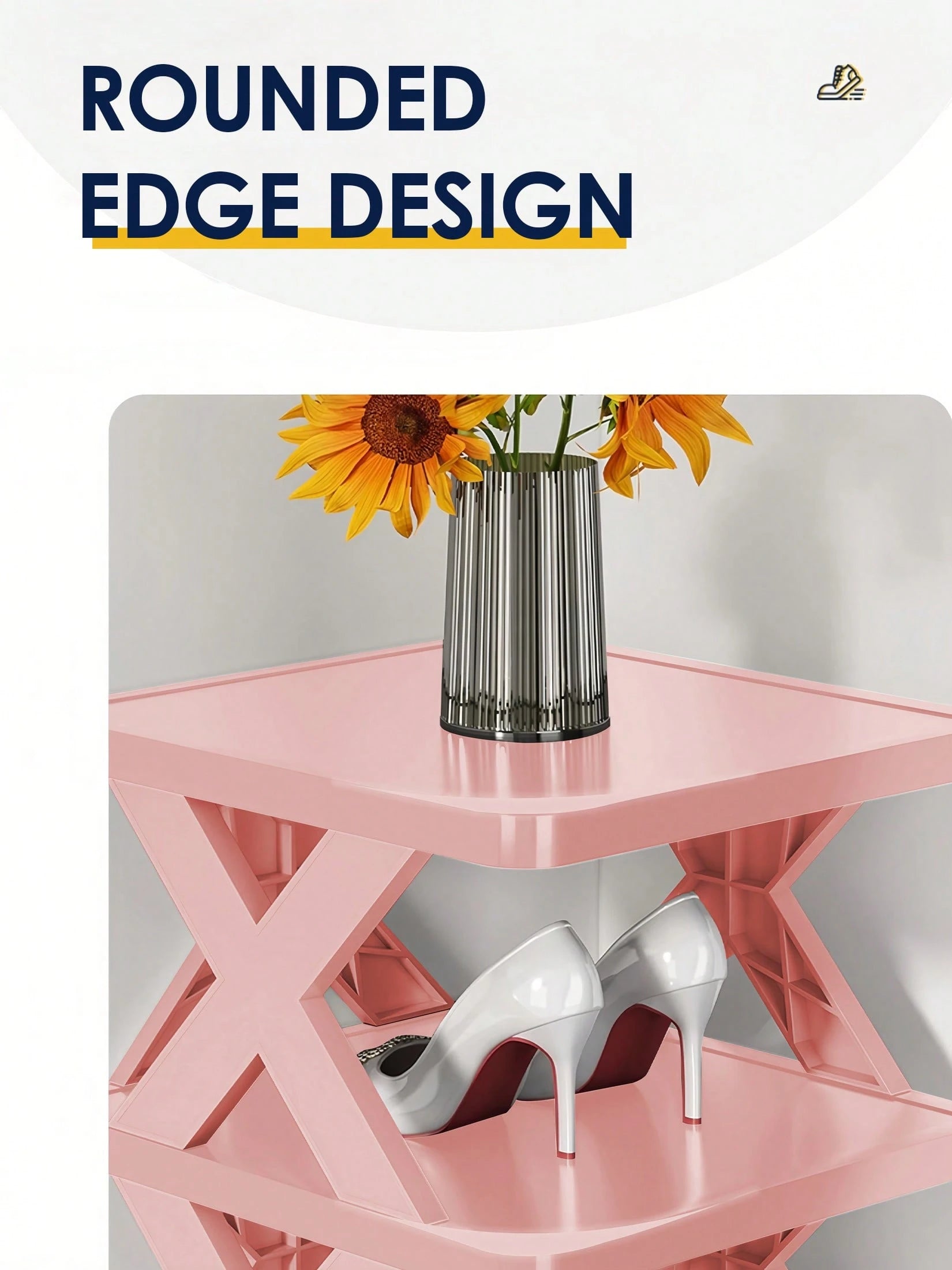 9/6 Tier Narrow Shoe Rack Pink, Vertical Shoe Stand, New Upgraded Small Shoe Shelf, Space Saving DIY Free Standing Shoes Storage Organizer, Easy To Install & Stable, Closet Oragnization And Storage, H