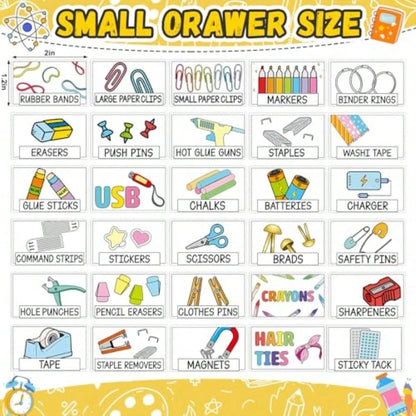 96 Pcs 12 Sheets Teacher Toolbox Labels Classroom Tool Box Storage Stickers School Classroom Supplies Labels Decor For Back To School Teacher Supplies Organization