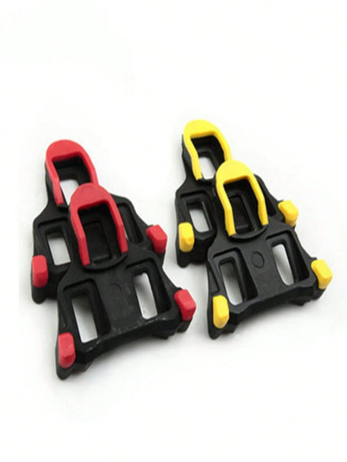 A Pair Road Bike Pedal Cleat SPD SL Bicycle Pedals Plate Clip Self-Locking Plate Float Pedal Cleats Cycling Shoes Bicycle Accessories