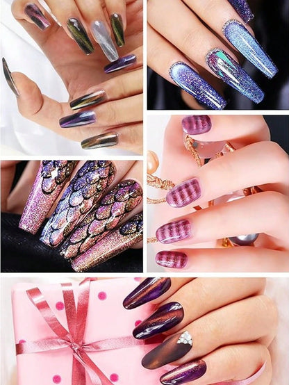 A Single-Pack Of Strong Versatile Magnetic Rods With Water Droplets, Suitable For Cat-Eye Nail Polish Gel Manicures, Double-Headed Magnetic Pen Magnetic Rods, And 3D Magnetic Nail Design Accessory Too